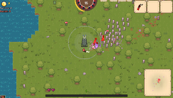 A cat fighting a horde of bounty hunters